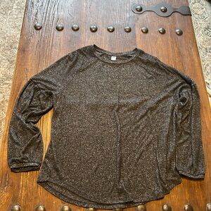 Old Navy Charcoal Long Sleeve Top